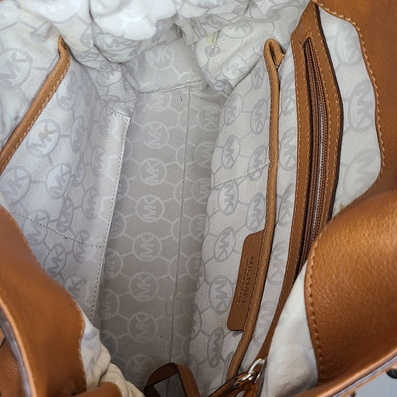 Michael Kors Hamilton Tote- Cognac - Picture 7 of 8